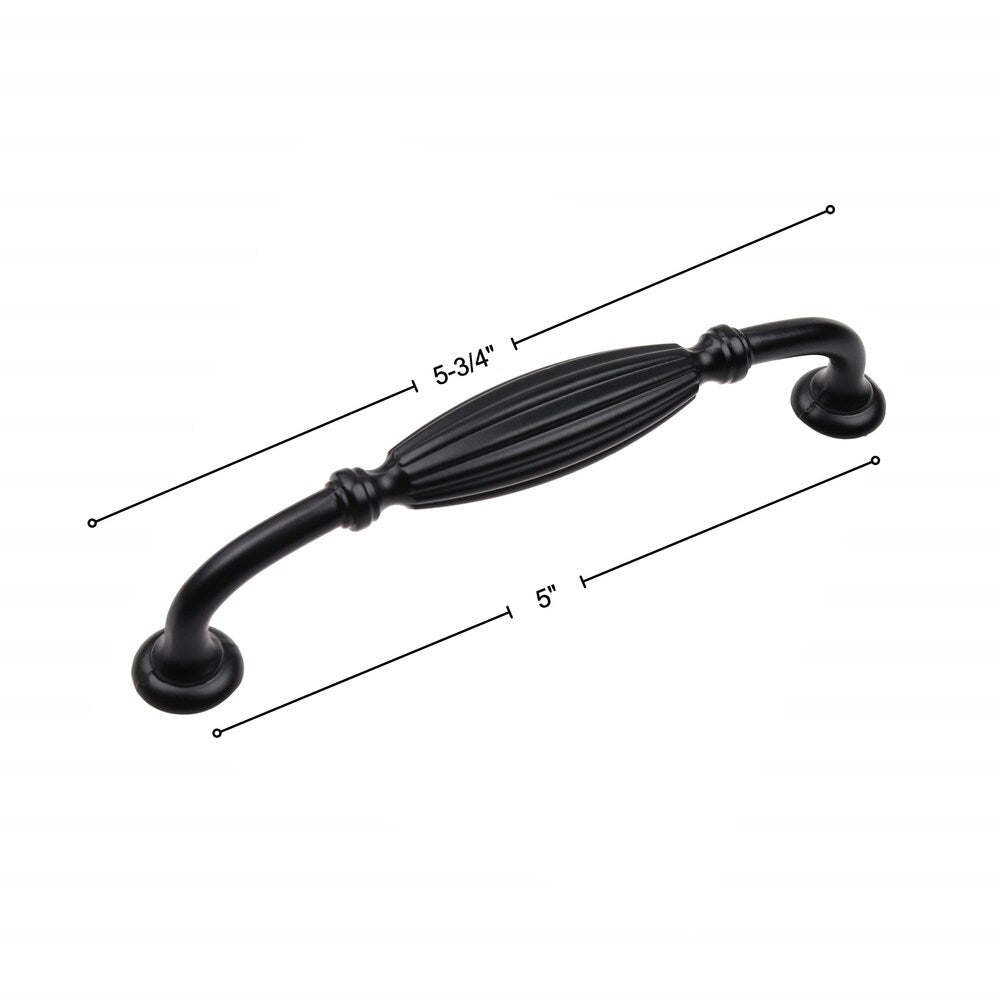 GlideRite 5-Pack 5-inch Center to Center Fluted Cabinet Pull