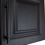 GlideRite 5-Pack 6-1/4 in. Center Oil Rubbed Bronze European Solid Cabinet Bar Pulls - Oil Rubbed Bronze