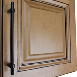 GlideRite 5-Pack 6-1/4 in. Center Oil Rubbed Bronze European Solid Cabinet Bar Pulls - Oil Rubbed Bronze