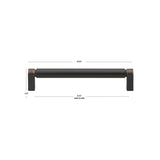 GlideRite 6-5/16 in. 160mm Center to Center Solid Smooth Cabinet Bar Pull - 4787-160