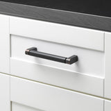 GlideRite 6-5/16 in. 160mm Center to Center Solid Smooth Cabinet Bar Pull - 4787-160