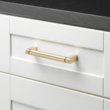 GlideRite 6-5/16 in. 160mm Center to Center Solid Smooth Cabinet Bar Pull - 4787-160