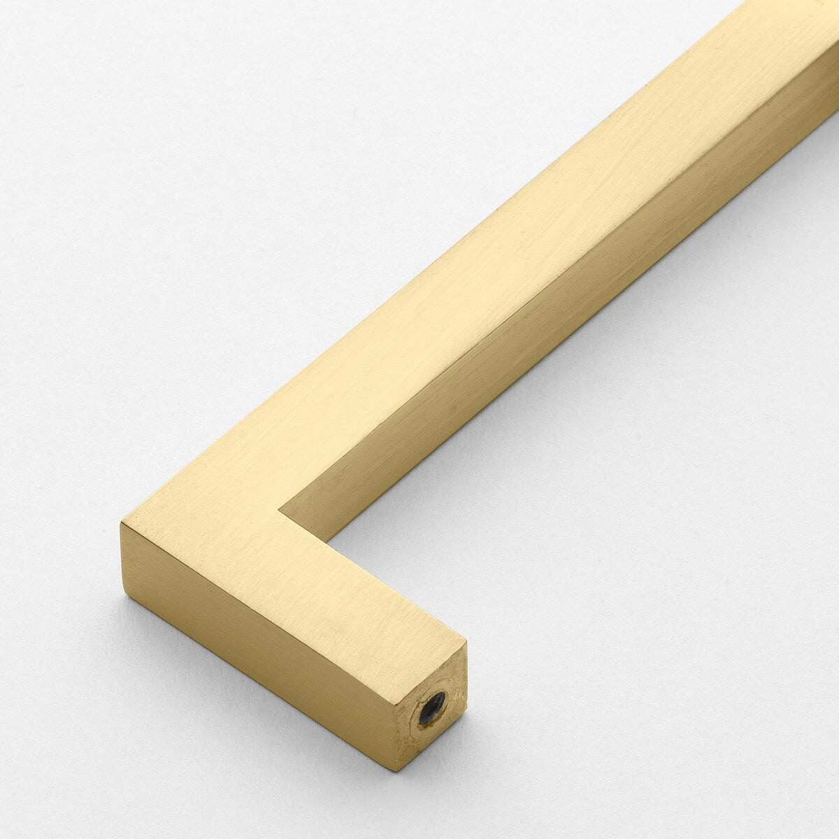 Gliderite 8.75-inch Satin Gold Solid Square Bar Pull Handle Pack of 25