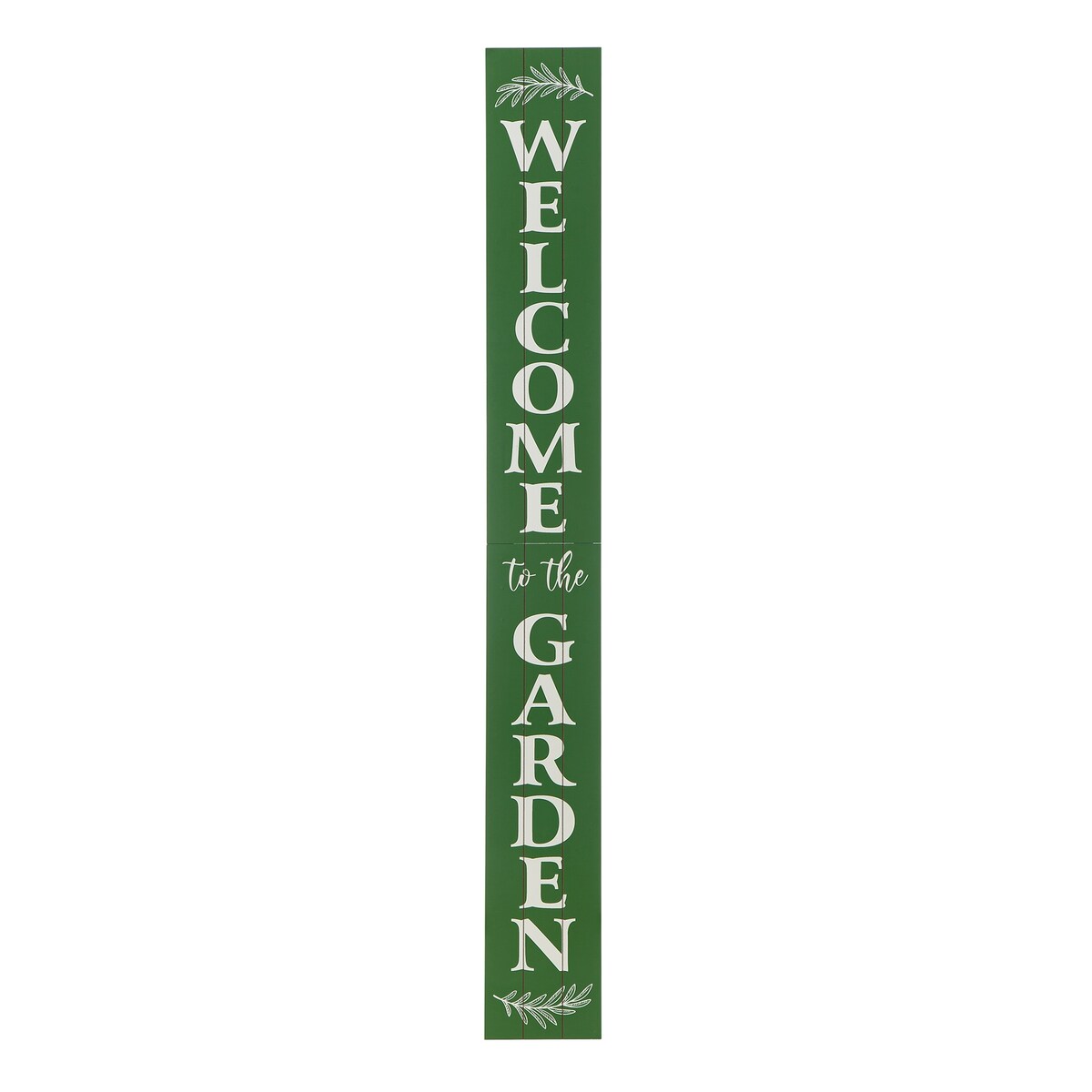 Glitzhome 36"H Oversized Colorful Wooden Slats Porch Spring Rules Sign Wall Decor