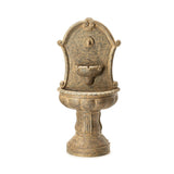 Glitzhome 49''H Oversized Faux Granite Multi-tiered Pedestal Outdoor Floor Fountain