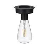 Glitzhome 8.75"H Metal Cutout Solar Powered Outdoor Hanging Lantern