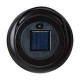 Glitzhome 8.75"H Metal Cutout Solar Powered Outdoor Hanging Lantern