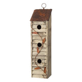 Glitzhome Hanging Distressed Solid Wood Birdhouse