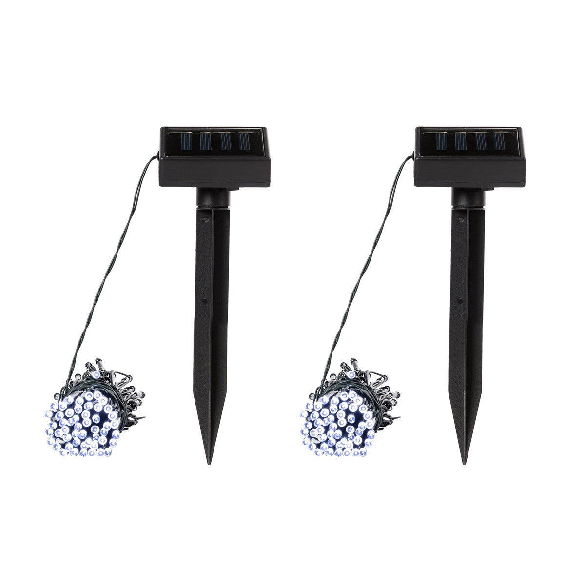 Glitzhome Set of 2 Outdoor Solar String Light with 50 LEDs/100LEDs - 22Ft