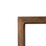 Glitzhome Wooden Window Frame with Wreath