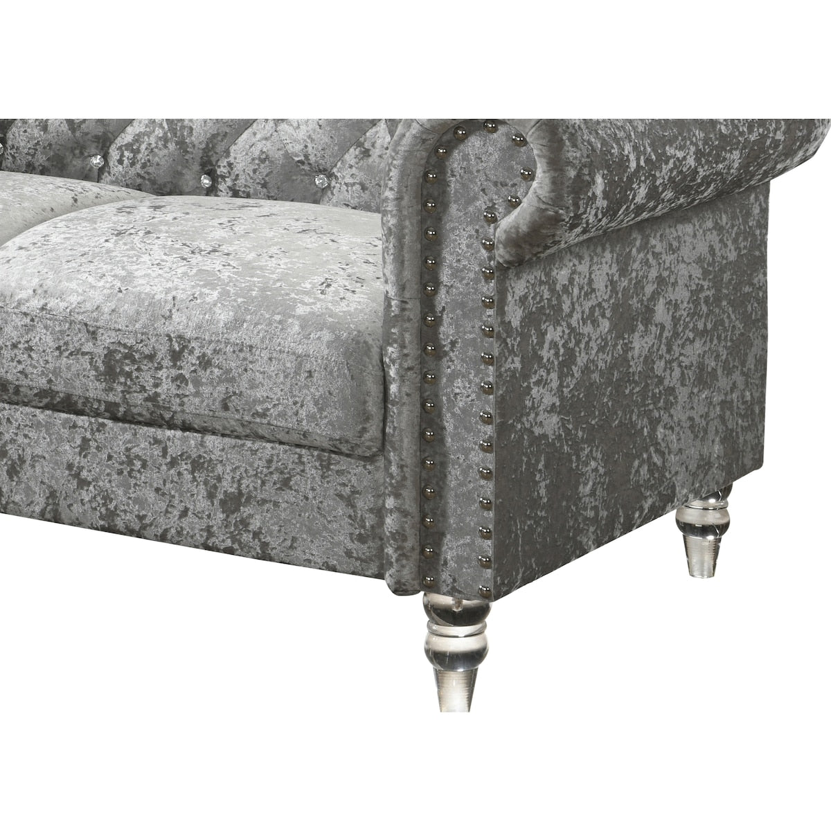 Global Furniture USA Grey Sofa