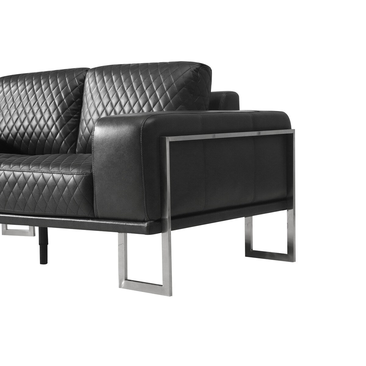 Global Furniture USA Textured Charcoal Sofa