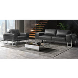 Global Furniture USA Textured Charcoal Sofa