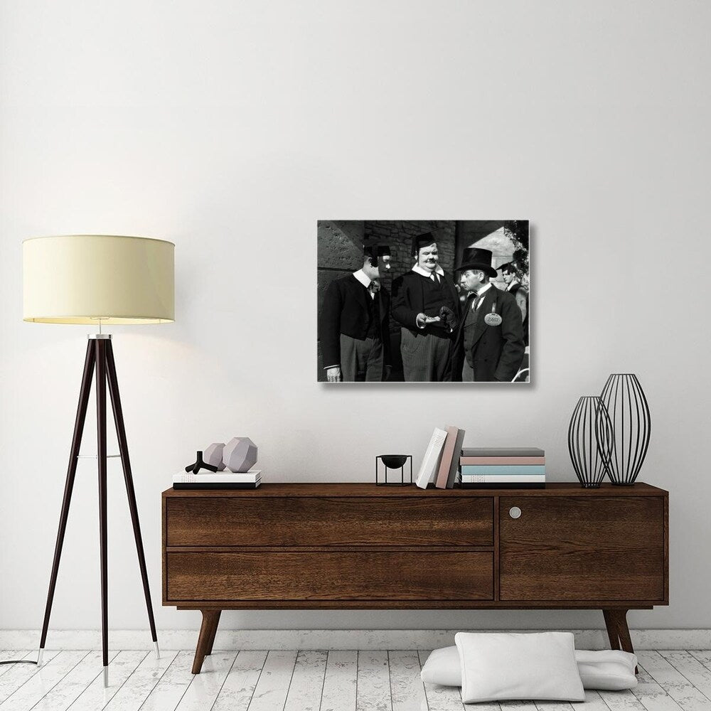 Global Gallery, Hollywood Photo Archive 'Laurel & Hardy - A Regular Scout 1926' Stretched Canvas Artwork