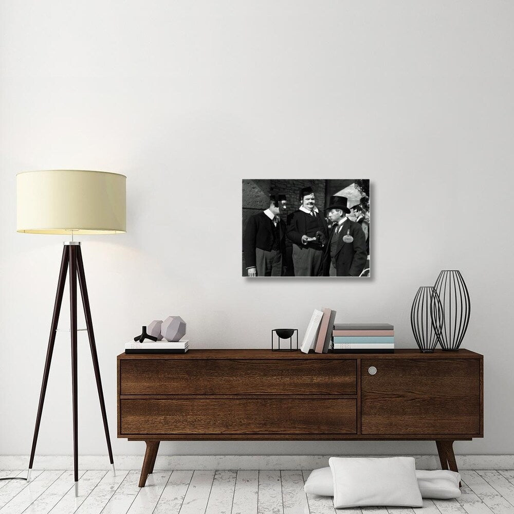 Global Gallery, Hollywood Photo Archive 'Laurel & Hardy - A Regular Scout 1926' Stretched Canvas Artwork