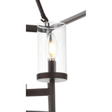 Gloria 12" 3-light Metal/Glass LED Pendant, Oil Rubbed Bronze by JONATHAN Y