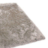 Glorious Collection 2-inch Pile Large Shag Area Rug Beige Color - 5'x7'