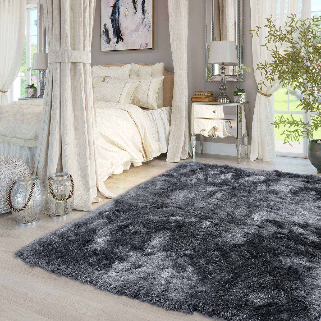 Glorious Collection 2.5 inch Pile Large Soft Shaggy Shag Area Rug