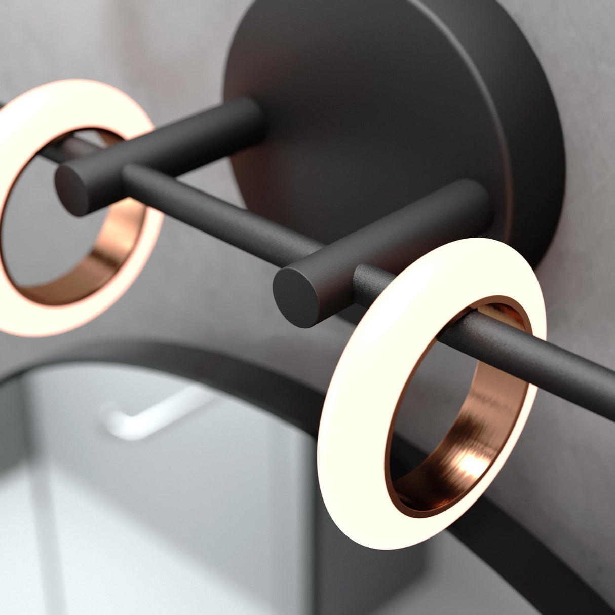 OROMA HOME Loop 4-Light Integrated-LED Bathroom Vanity Light - N/A