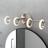 OROMA HOME Loop 4-Light Integrated-LED Bathroom Vanity Light - N/A