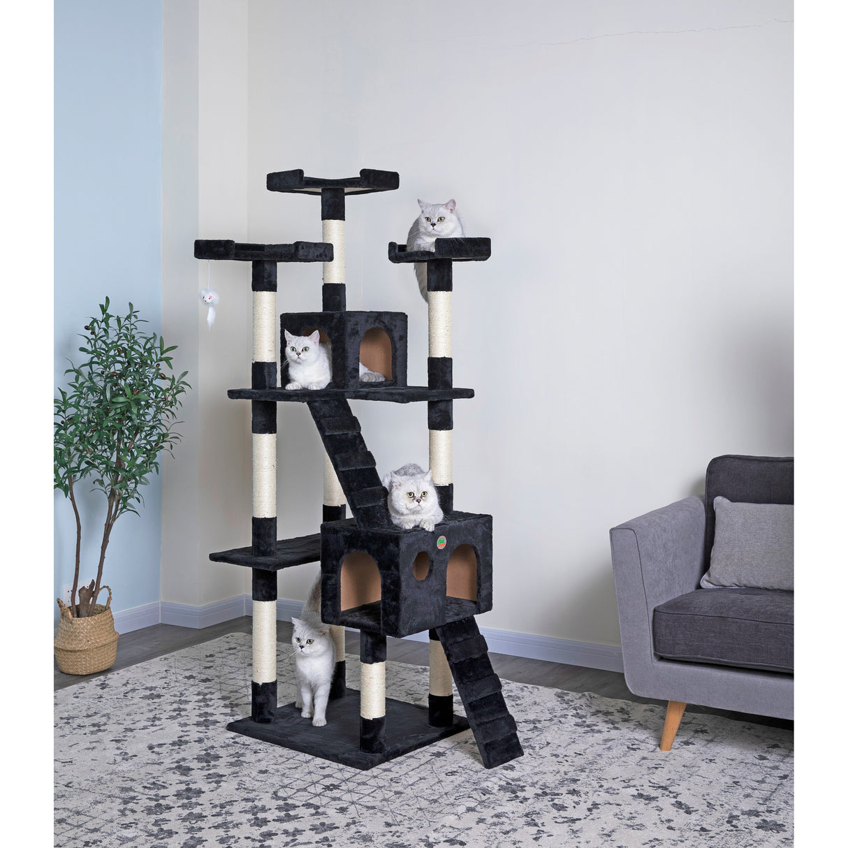 Go Pet Club 72" Cat Tree Furniture