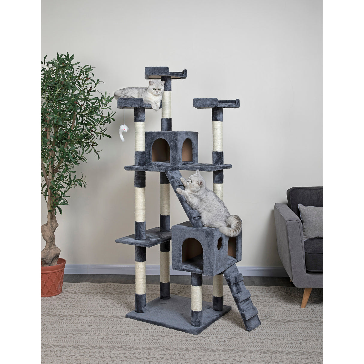 Go Pet Club 72" Cat Tree Furniture
