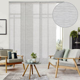 GoDear Design Adjustable Sliding Panel Track Blinds, Vertical Blinds, Classic, 45.8"- 86" W x 96" L