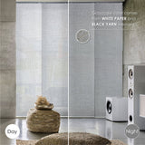 GoDear Design Adjustable Sliding Panel Track Blinds, Vertical Blinds, Classic, 45.8"- 86" W x 96" L