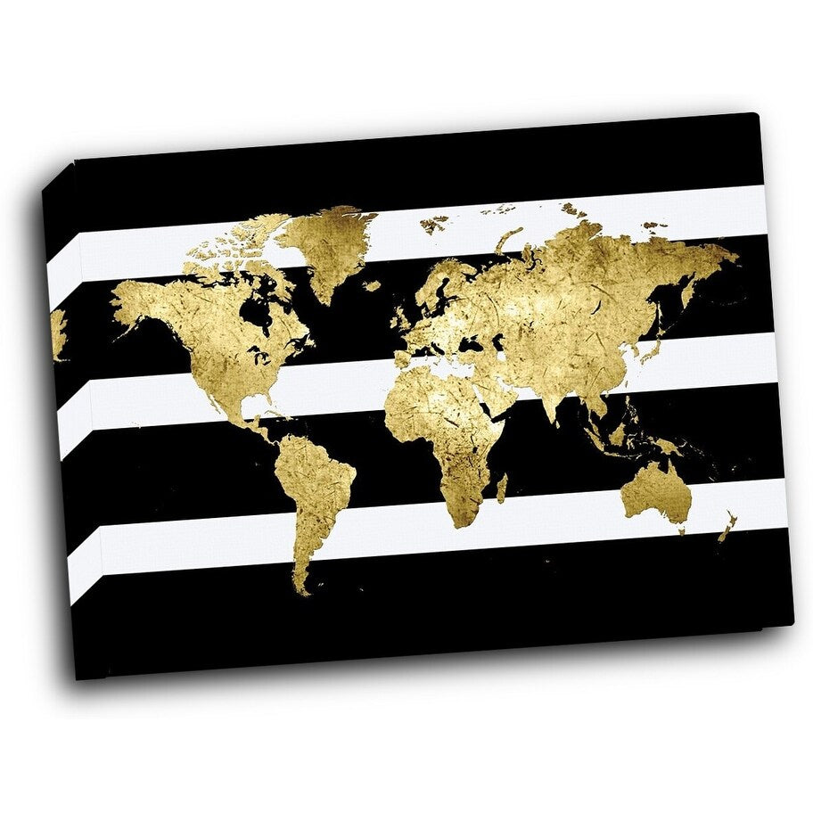 Gold All Over 20x16 Gallery Wrapped Stretched Canvas