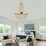 Gold Crystal Chandeliers Lighting Contemporary Luxury Ceiling Lighting