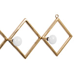 Gold Iron Glam Wall Hook (Set of 3) - 33 x 3 x 6
