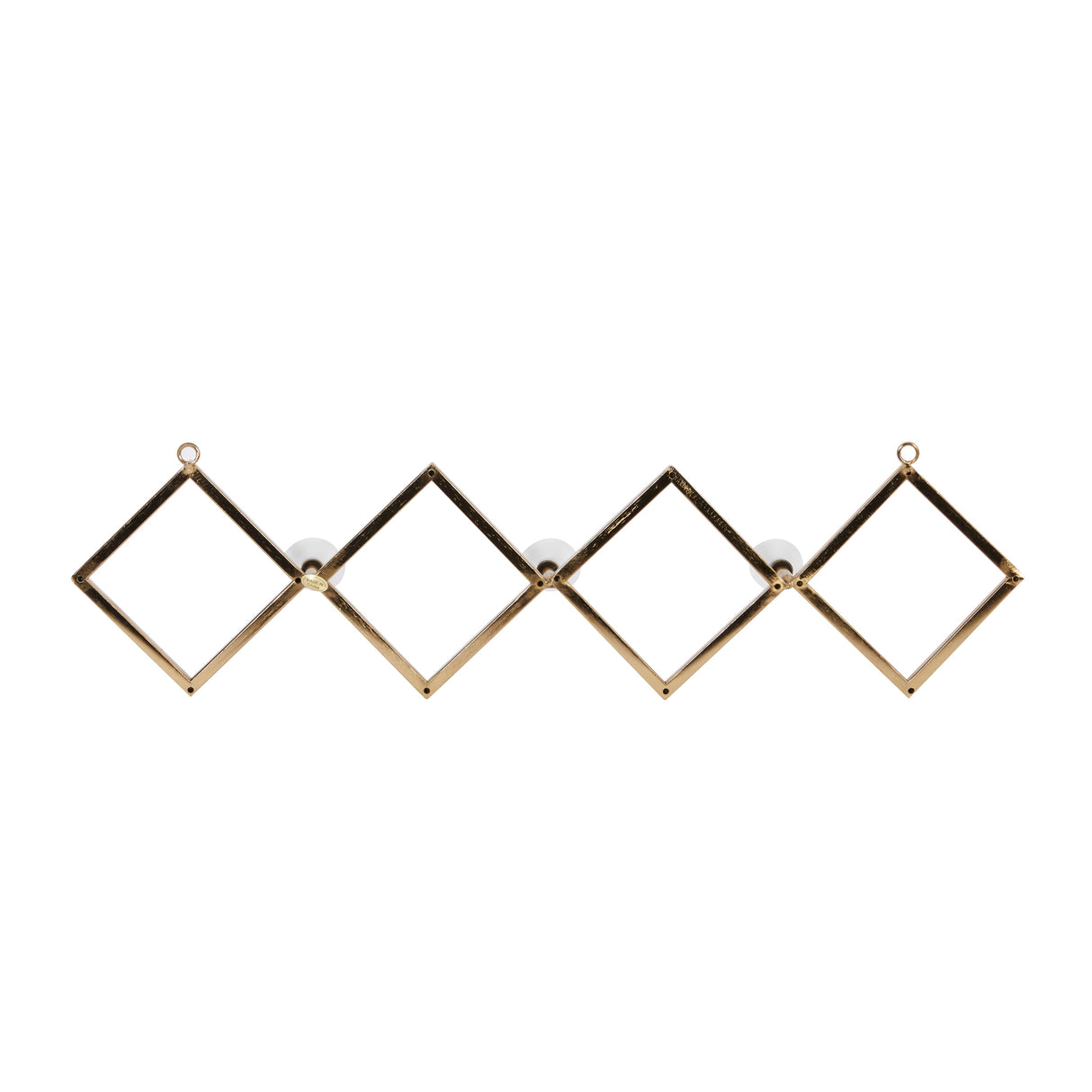Gold Iron Glam Wall Hook (Set of 3) - 33 x 3 x 6