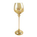 Gold Glass Leaf Goblet Votive Cup Candle Holder Centerpiece