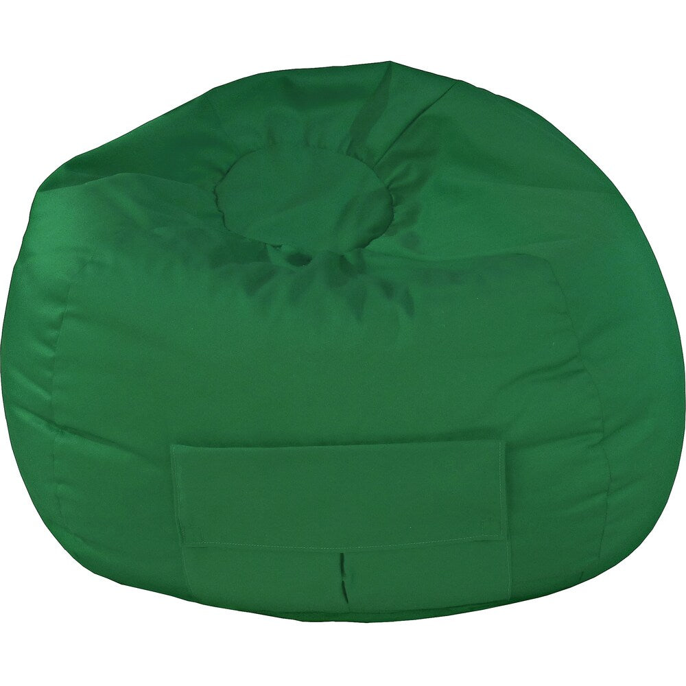 Gold Medal Extra Large Dark Green Denim Look Bean Bag