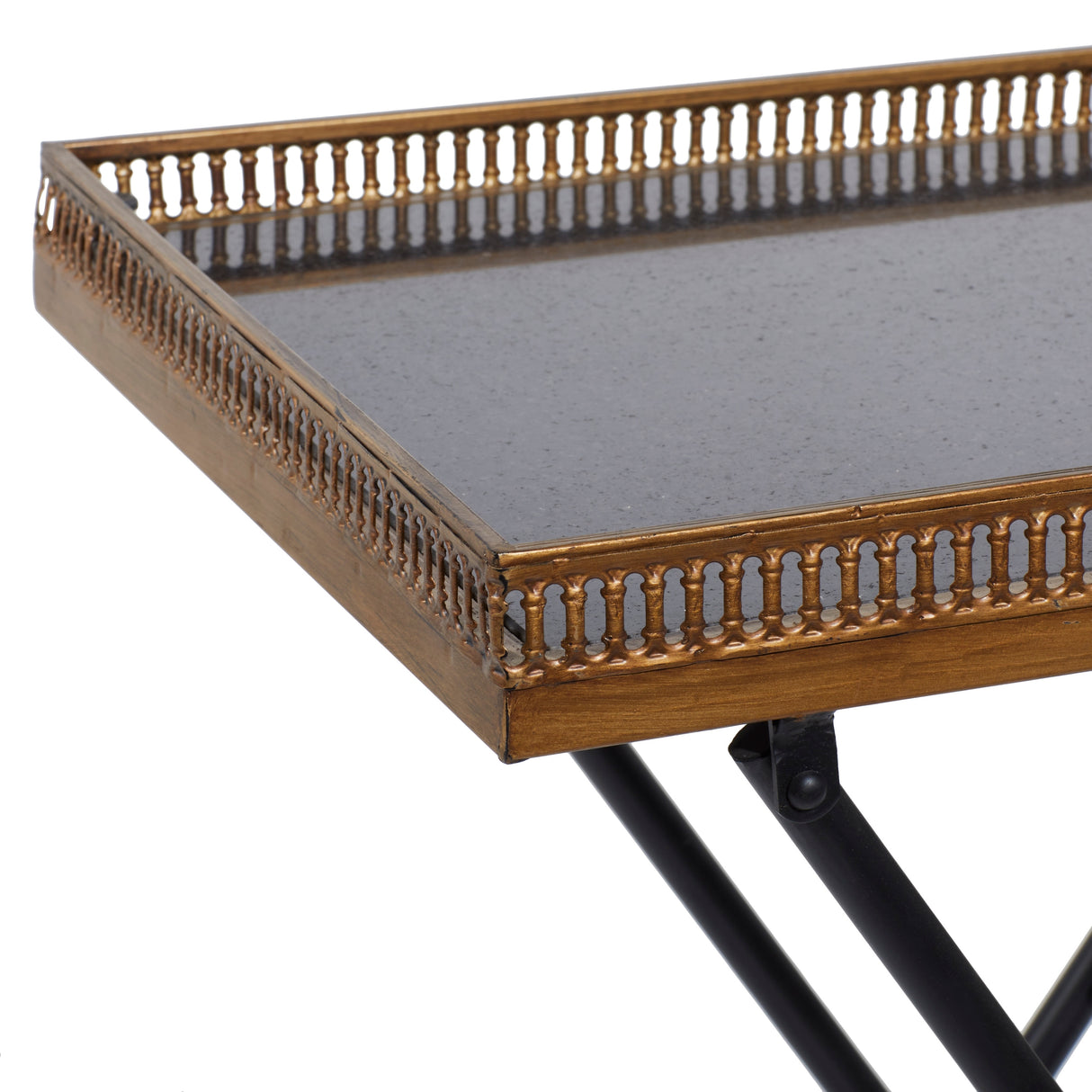 Gold Metal Accent Table
