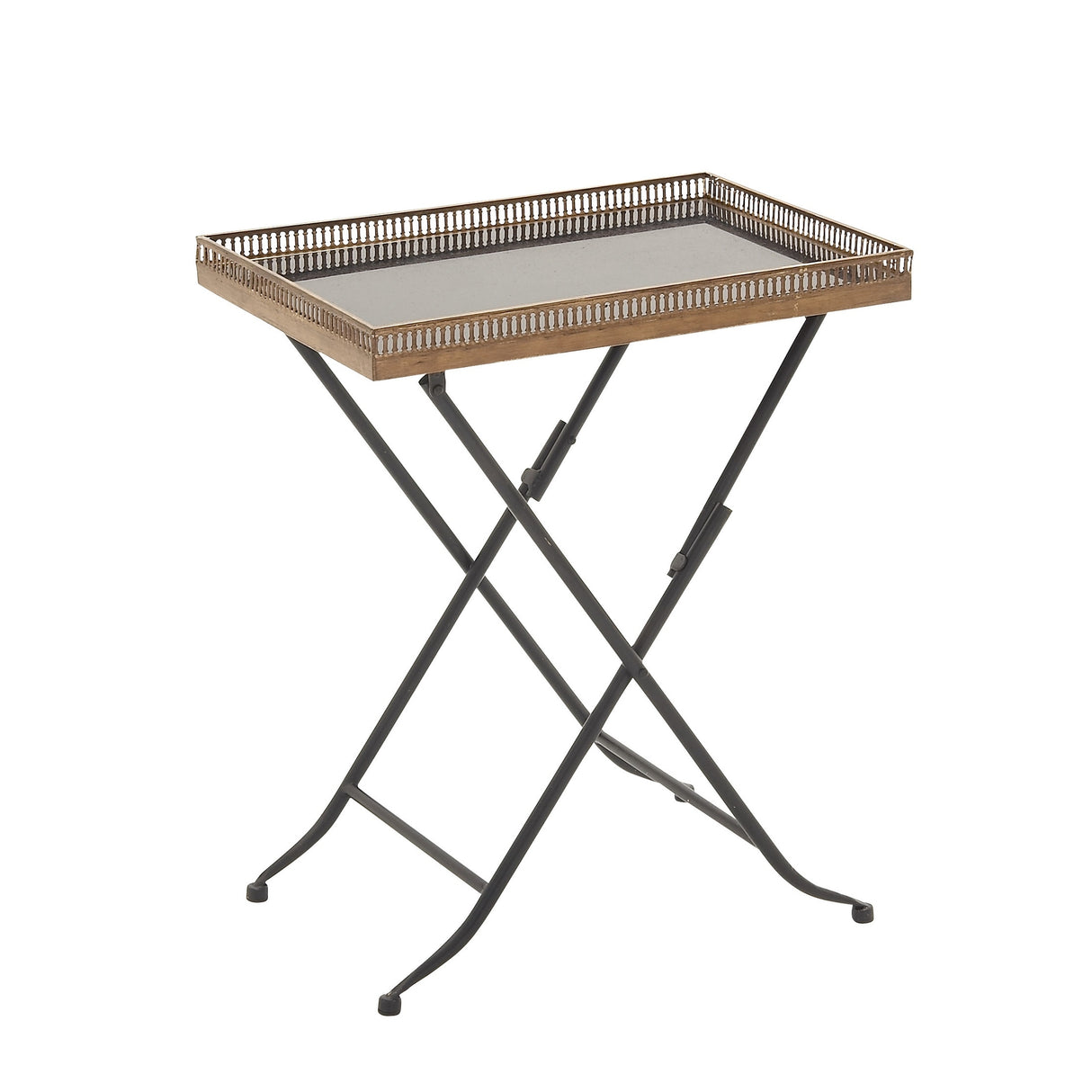 Gold Metal Accent Table