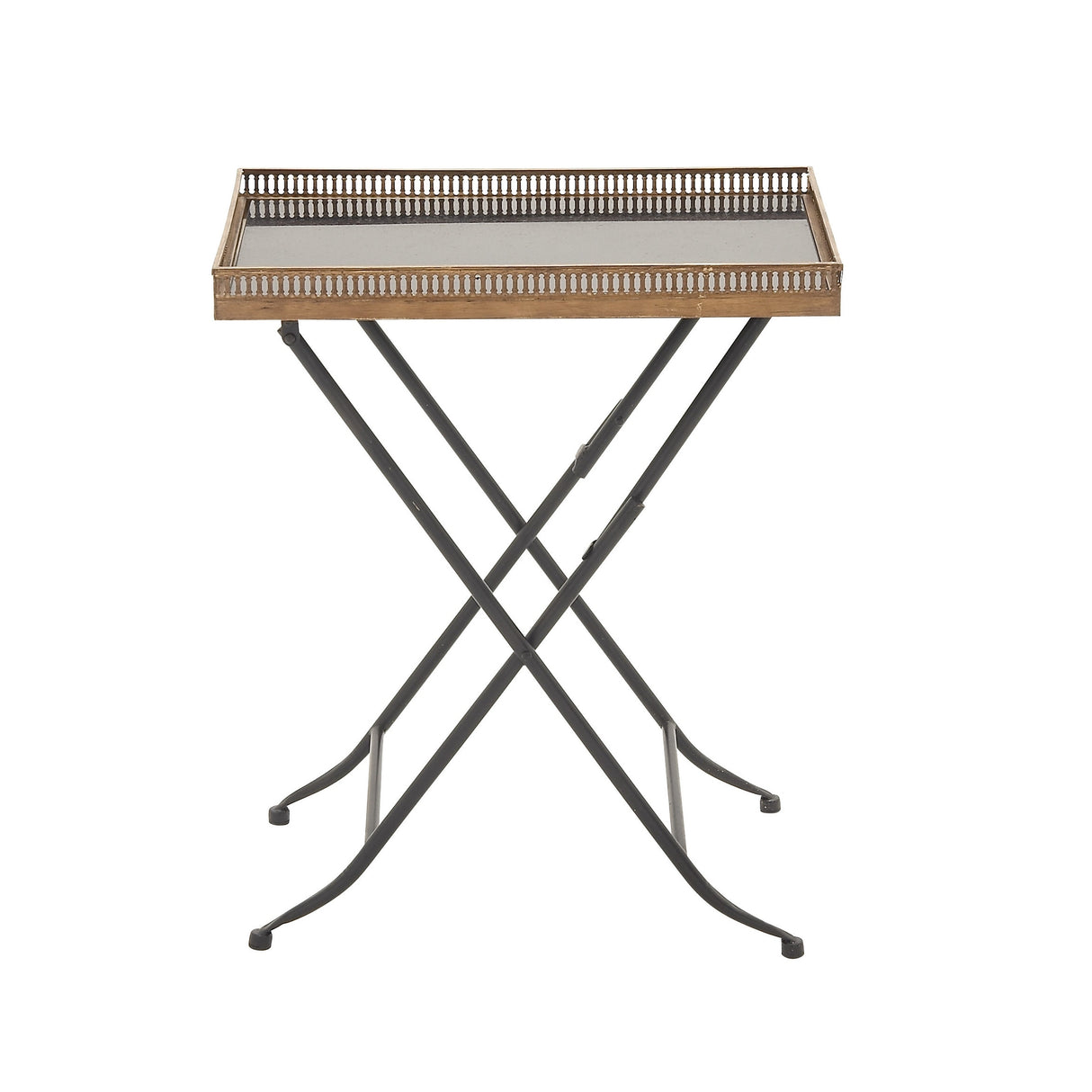 Gold Metal Accent Table