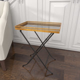 Gold Metal Accent Table