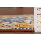 Gold Yellow Kazak Foyer Rug Handmade Wool Carpet - 2'0" x 3'0"