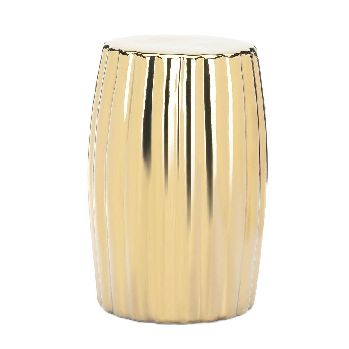 Gold decorative stool