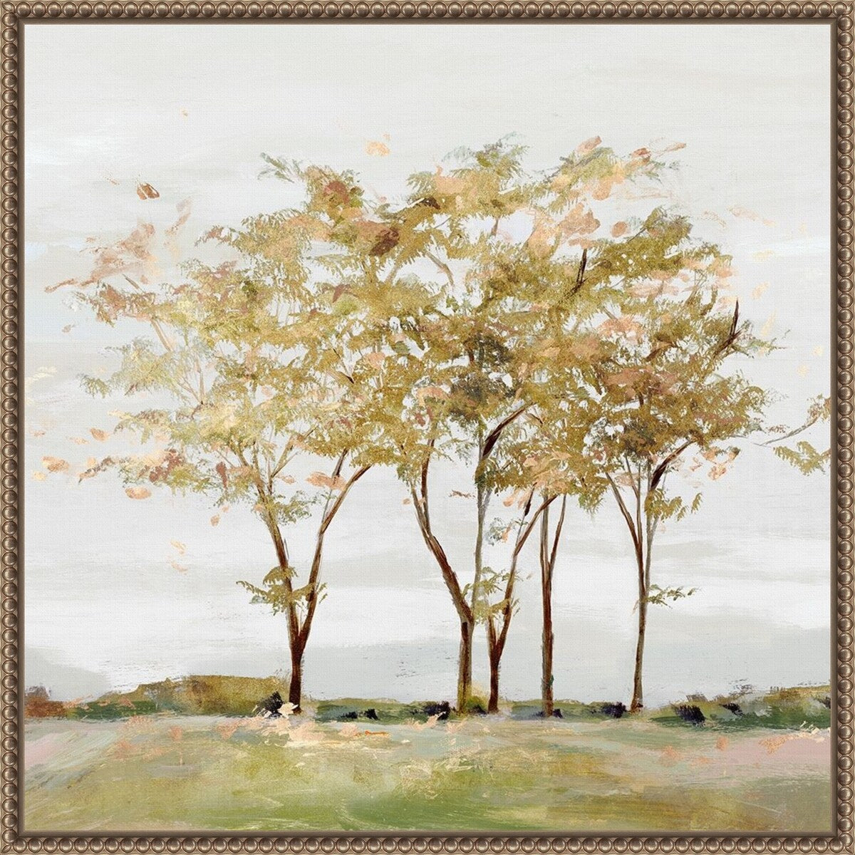 Golden Acre Wood Framed Canvas Wall Art Print