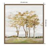 Golden Acre Wood Framed Canvas Wall Art Print