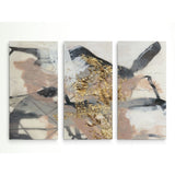 Golden Blush I-A Premium Multi Piece Art available in 3 sizes