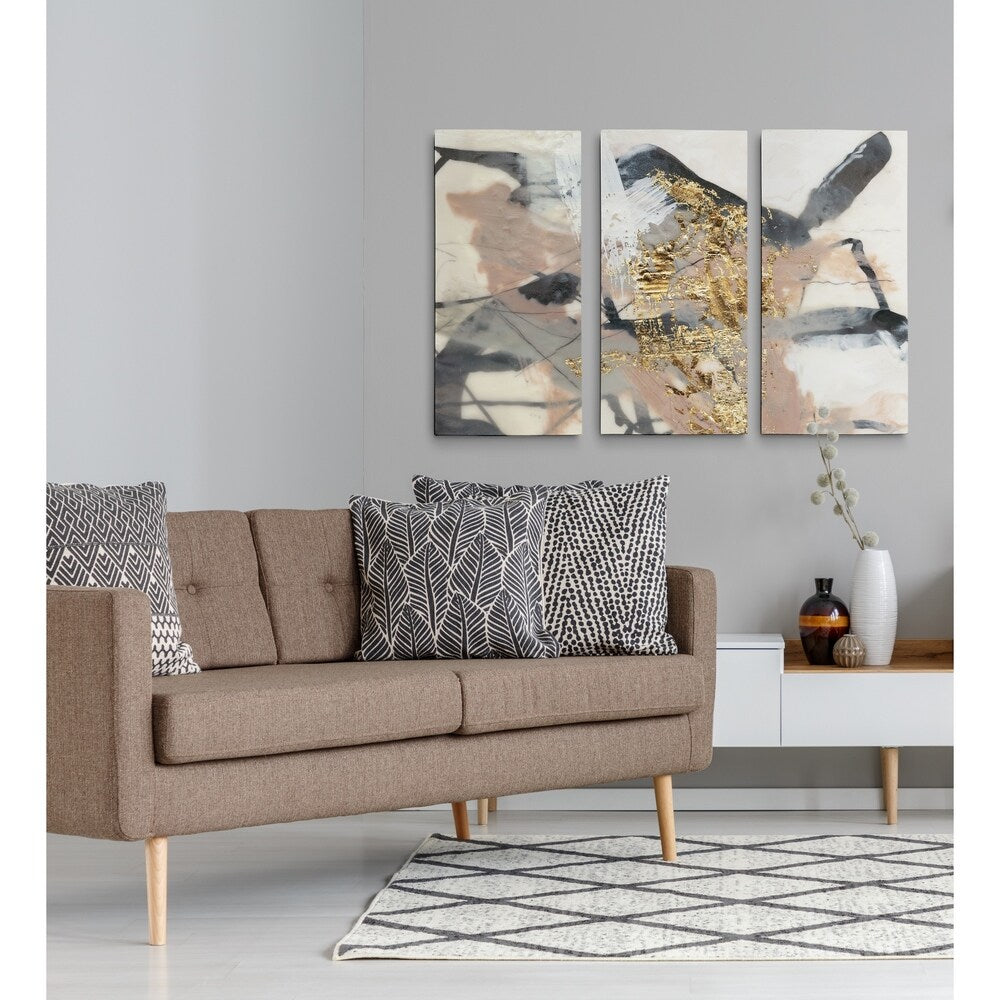 Golden Blush I-A Premium Multi Piece Art available in 3 sizes