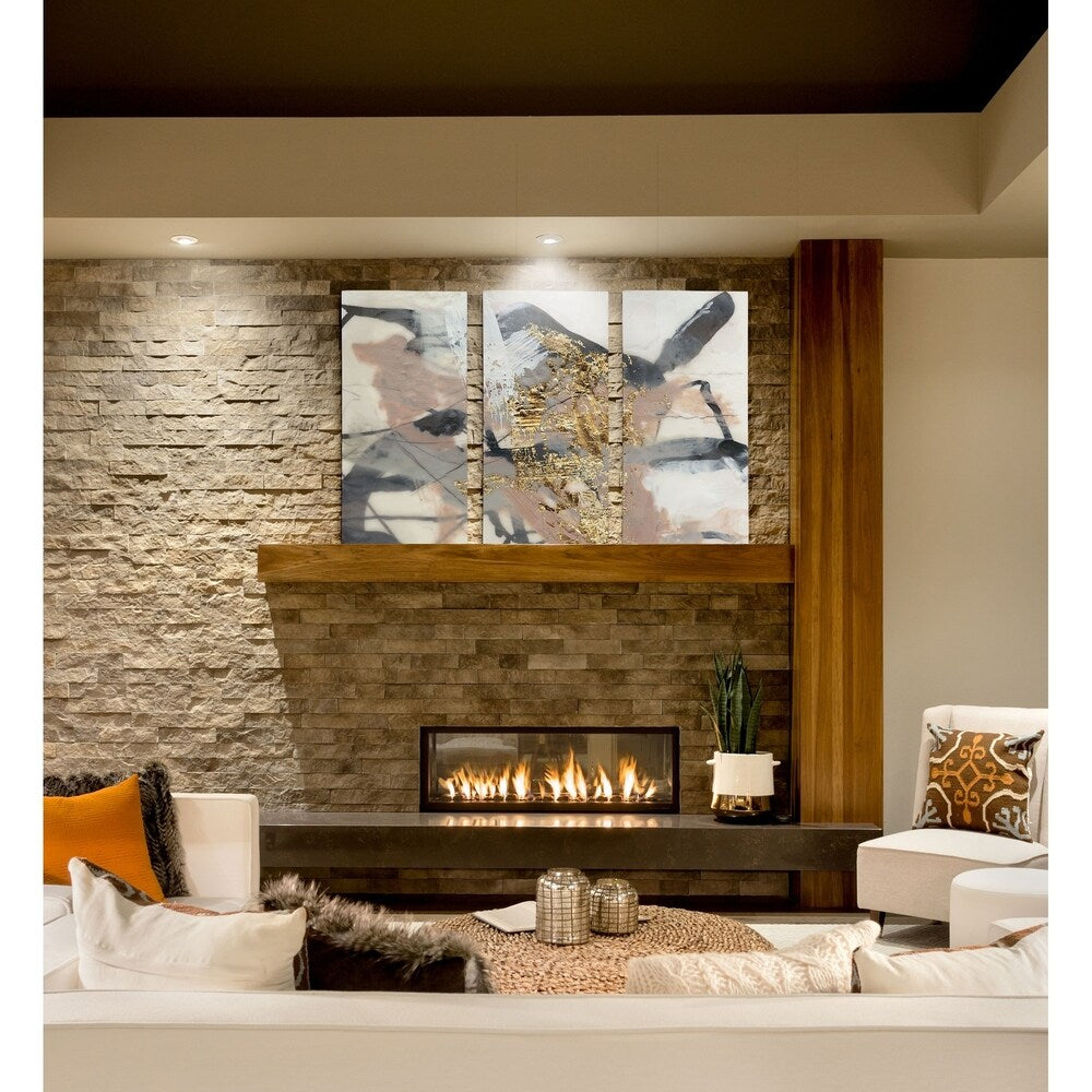 Golden Blush I-A Premium Multi Piece Art available in 3 sizes