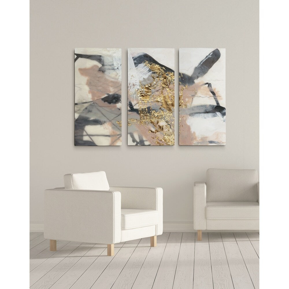 Golden Blush I-A Premium Multi Piece Art available in 3 sizes