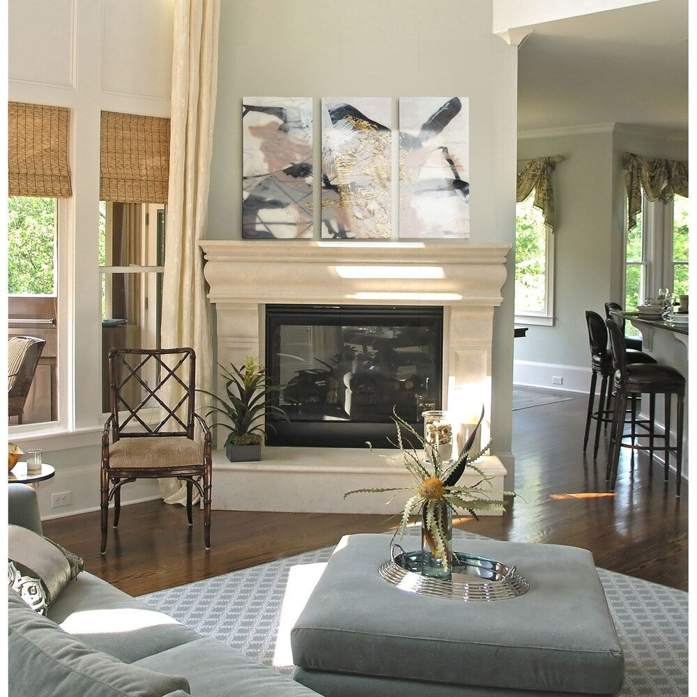 Golden Blush I-A Premium Multi Piece Art available in 3 sizes