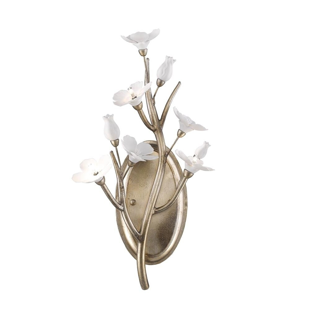 Golden Lighting Aiyana 3-light Wall Sconce #9942-WSC SL - Silver