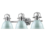 Golden Lighting Duncan 3-light Bath Vanity in Chrome