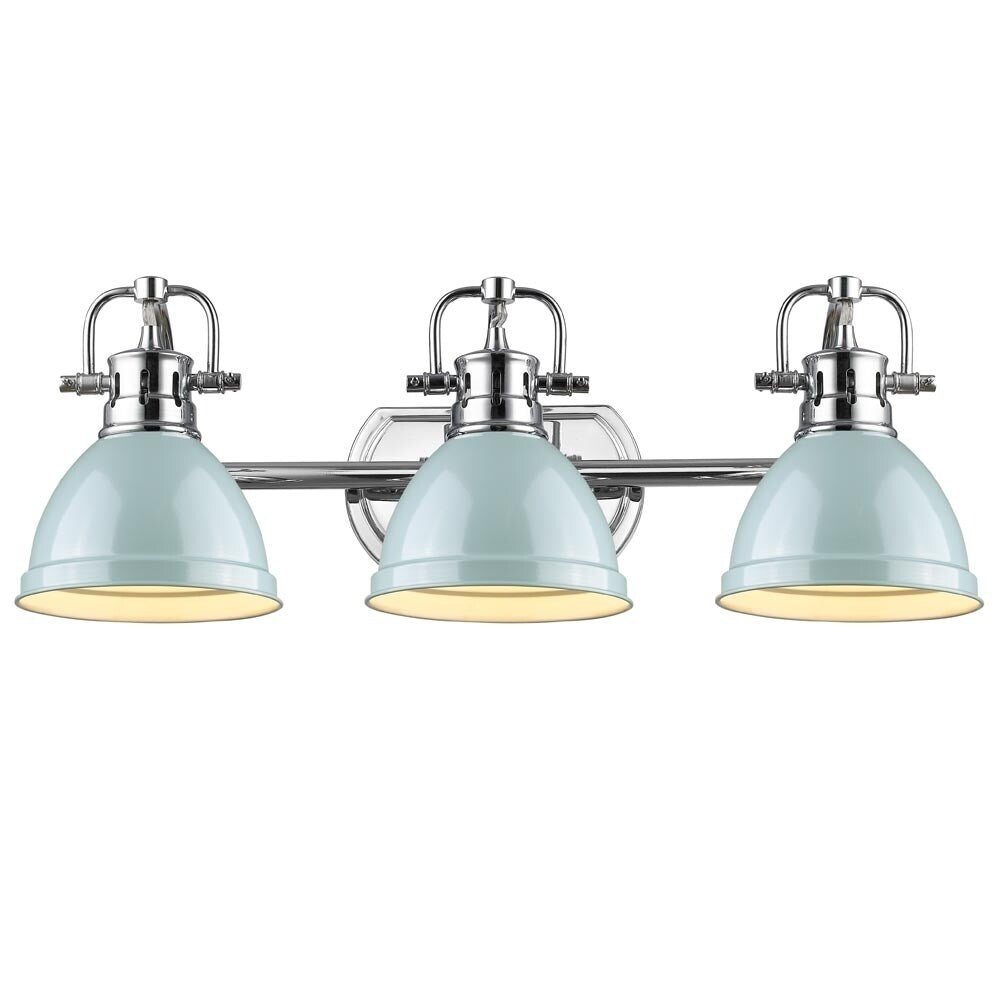 Golden Lighting Duncan 3-light Bath Vanity in Chrome